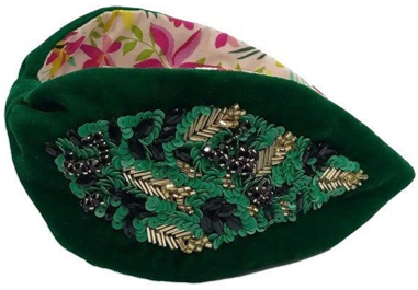 Fabric Headband - Green Velvet