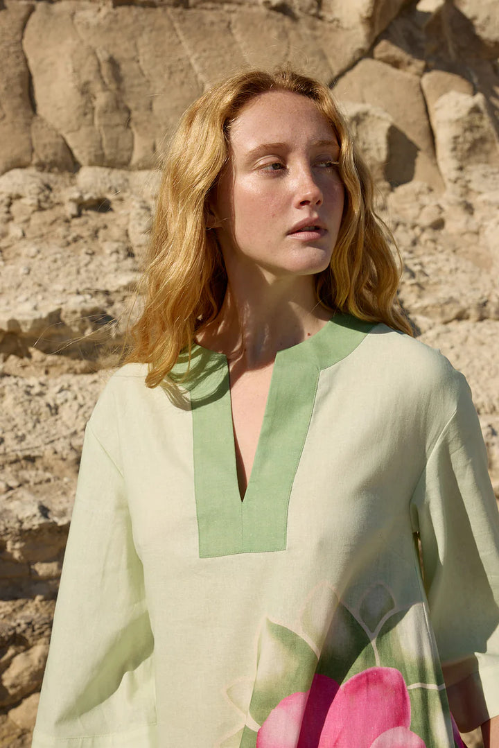 Aston Studio Bridget Dress in Meadow Phalae