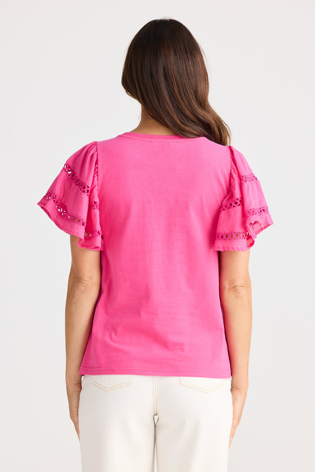 Brave & True Chloe Tee Hot Pink