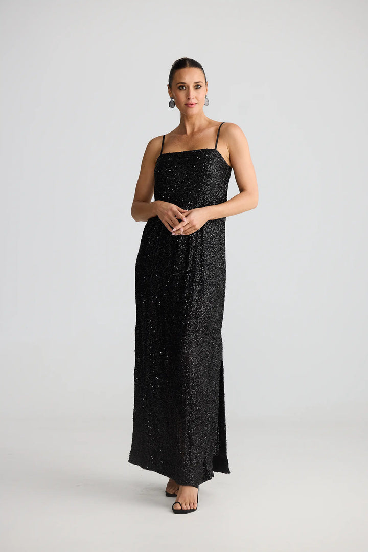 Jazzy Maxi Dress - Black