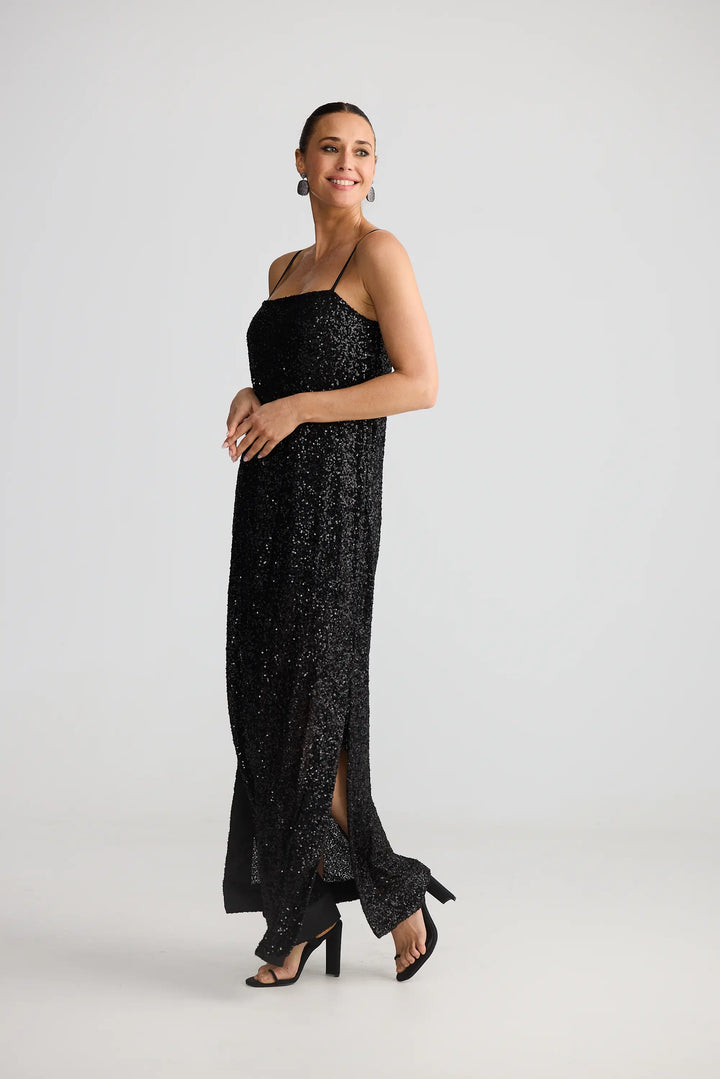 Jazzy Maxi Dress - Black