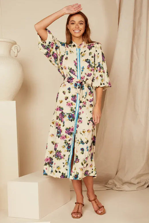 Drop Waist Midi Dress