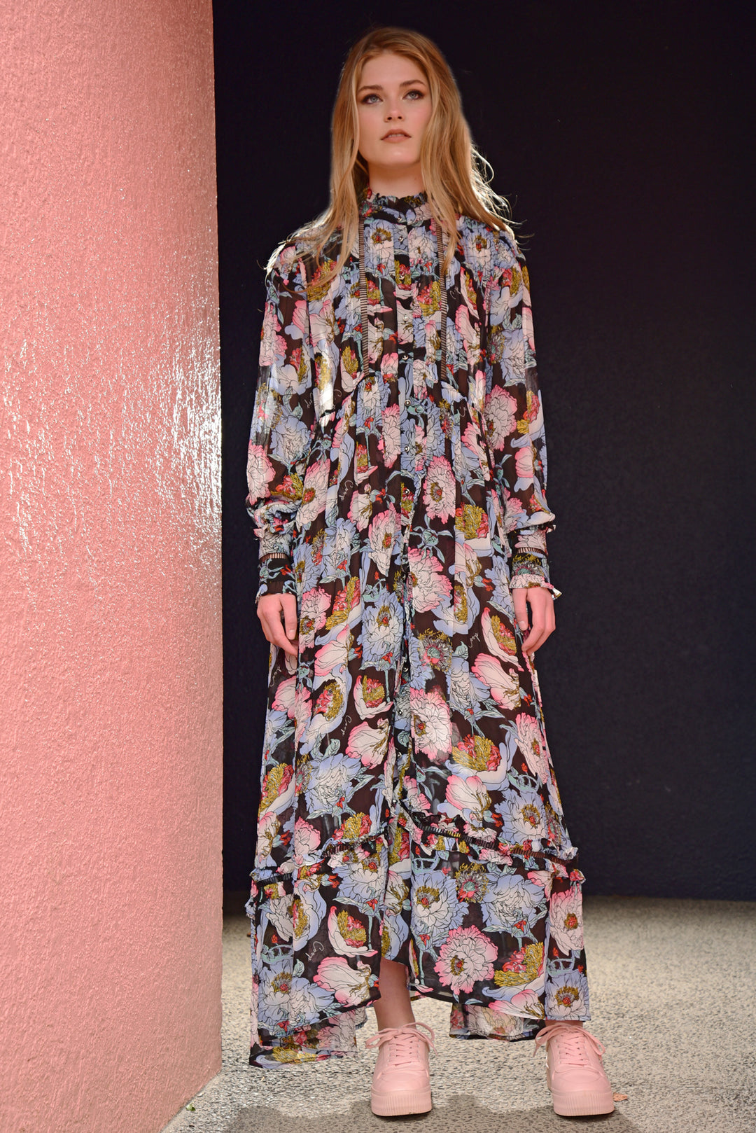 In It to Pin It Dress - Sweet Peony