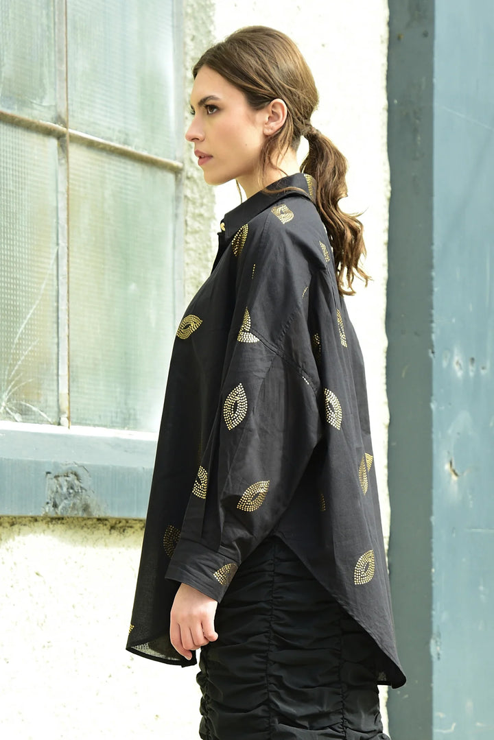 Break The Gold Shirt - Black/Gold