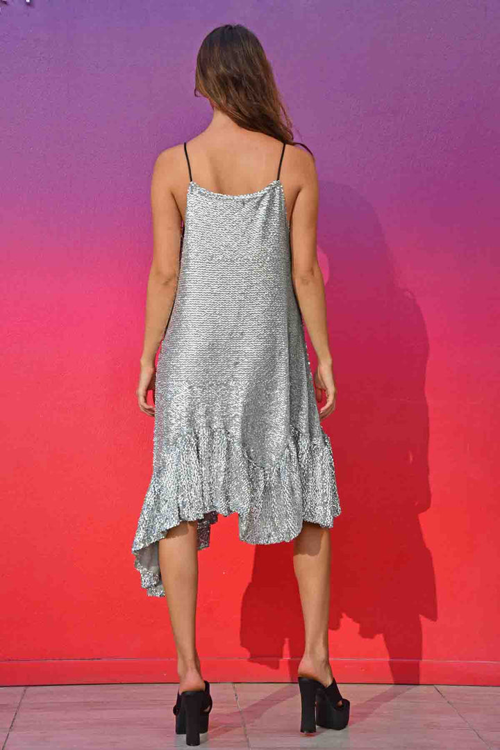 Cool's Paradise Dress - Silver