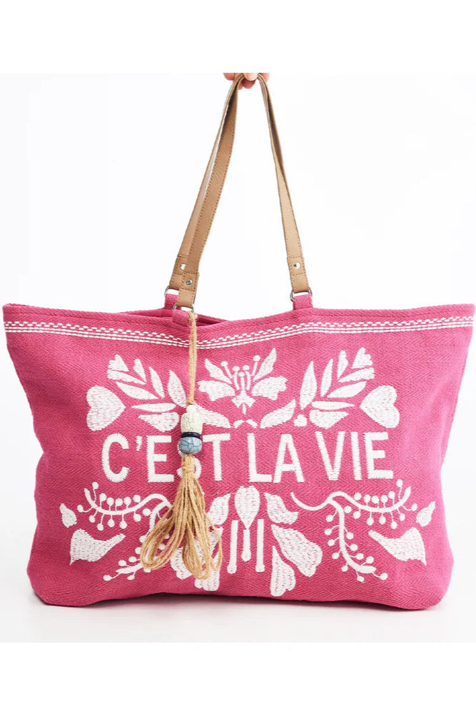 Cest La Vie Bag - Magenta