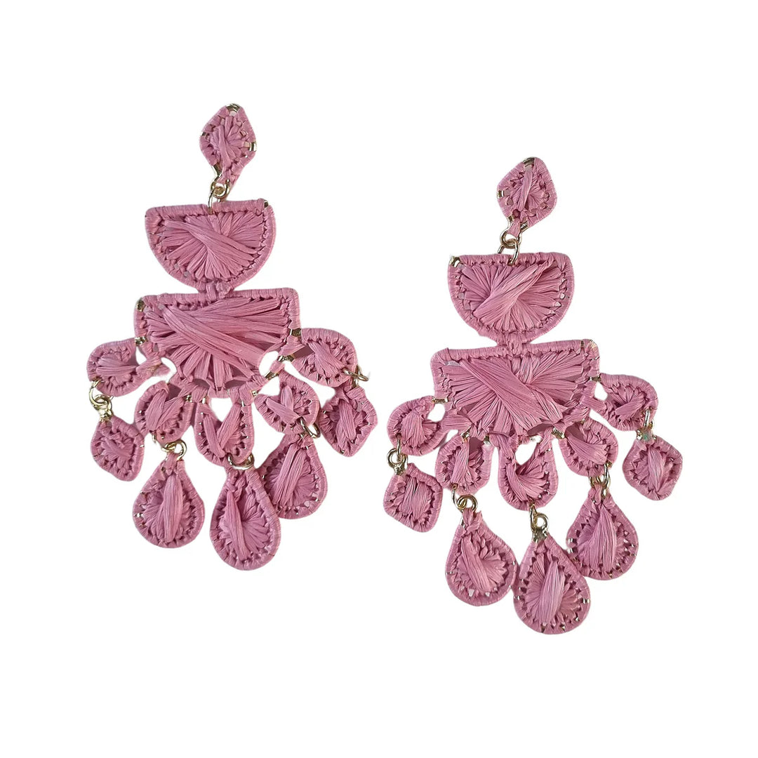 Raffia Earring GR1014PINK