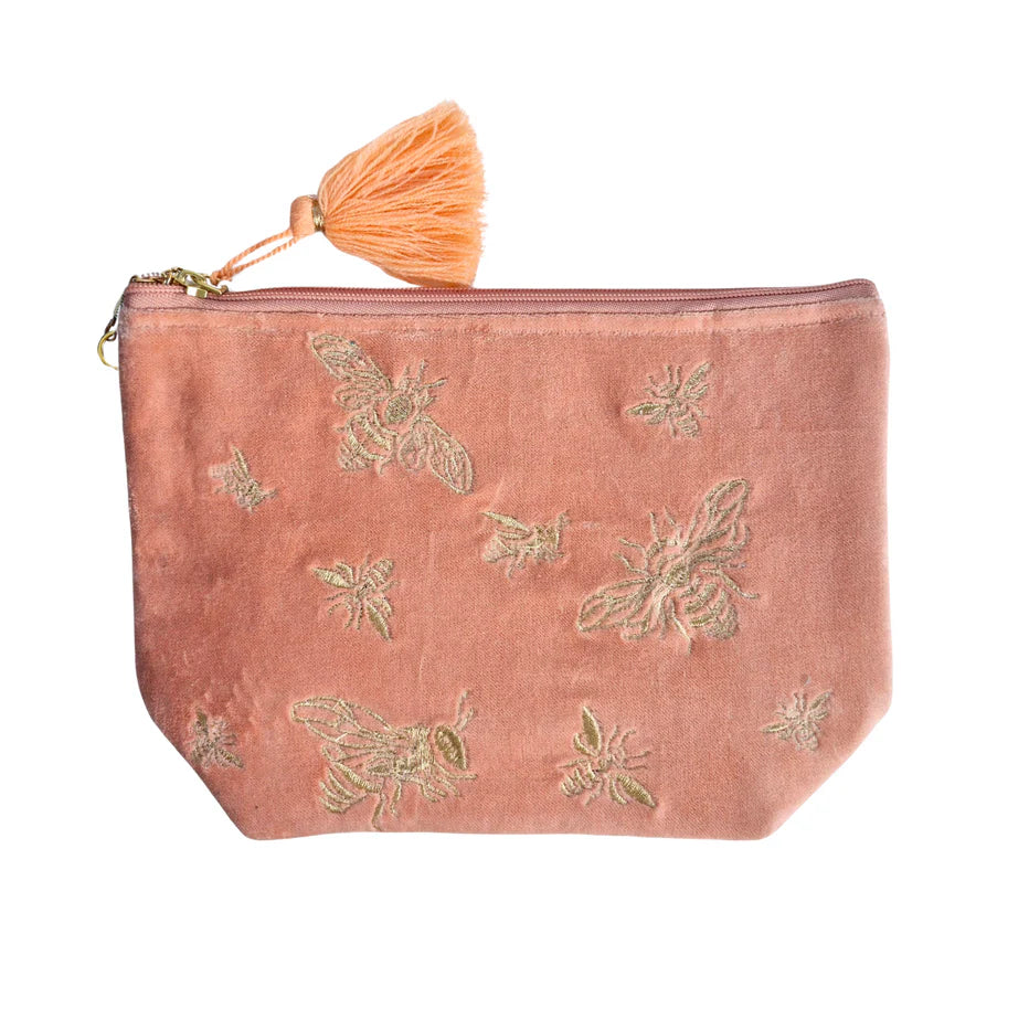 Velvet Pouch - Blush