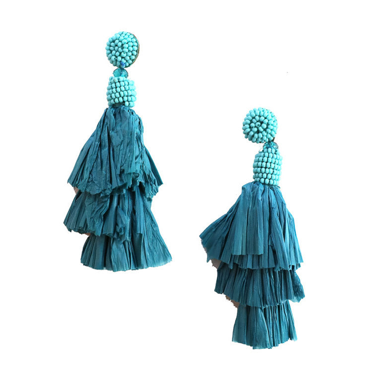 Zoda Palma Earring - Teal