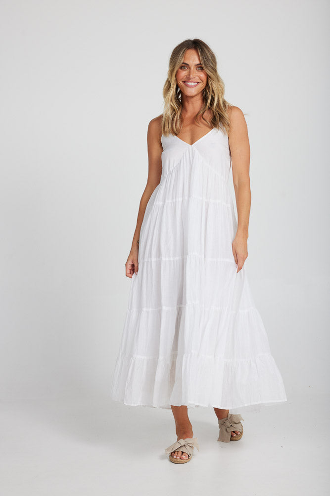 Solmar Dress - White  Seasons Emporium