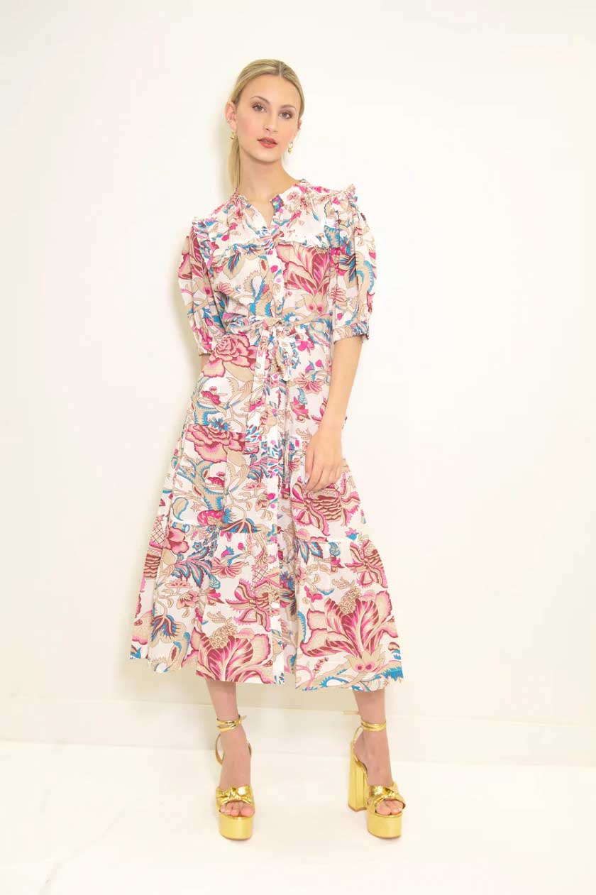 Pacific Midi Dress - Zoey