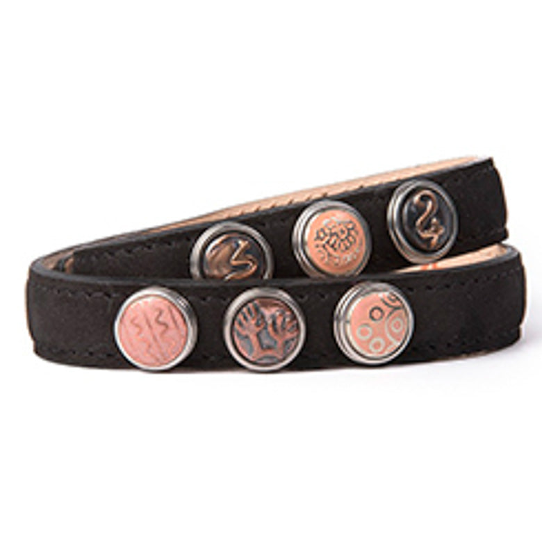 Noosa Amsterdam Petite Double Bracelet Black