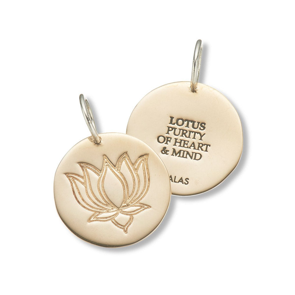 Palas Jewellery Lotus Purity of Heart and Mind Charm Seasons Emporium