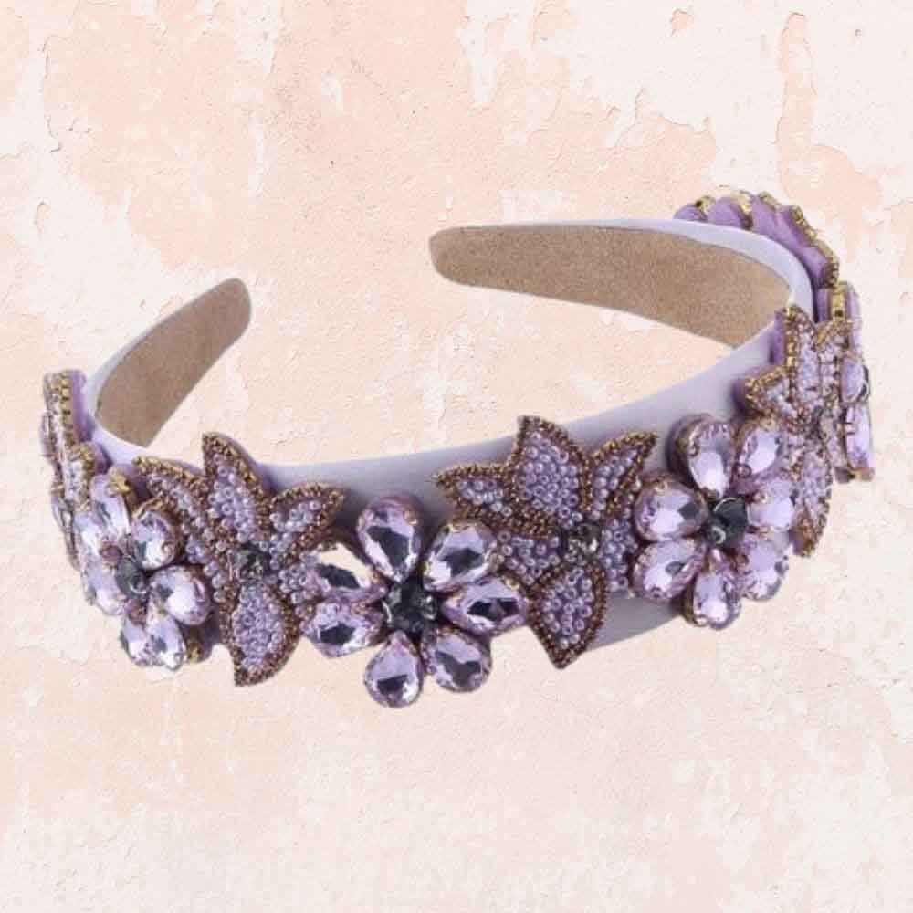High Roller Headband - Lilac