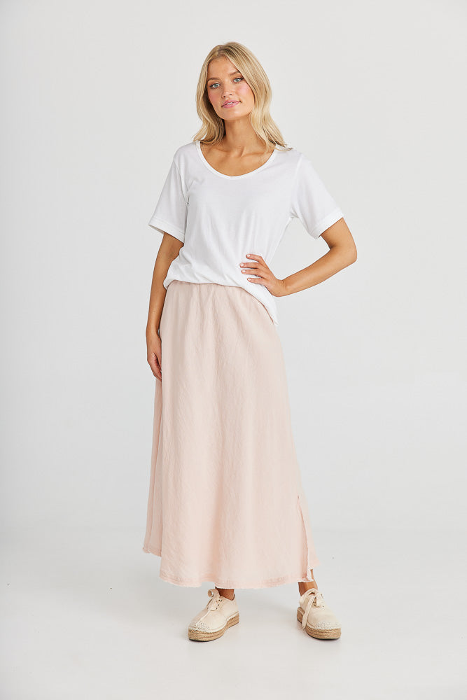 Sicily Skirt - Peony Linen