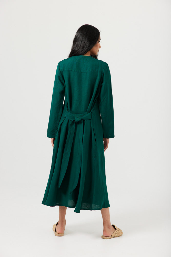 Natalia Dress Emerald