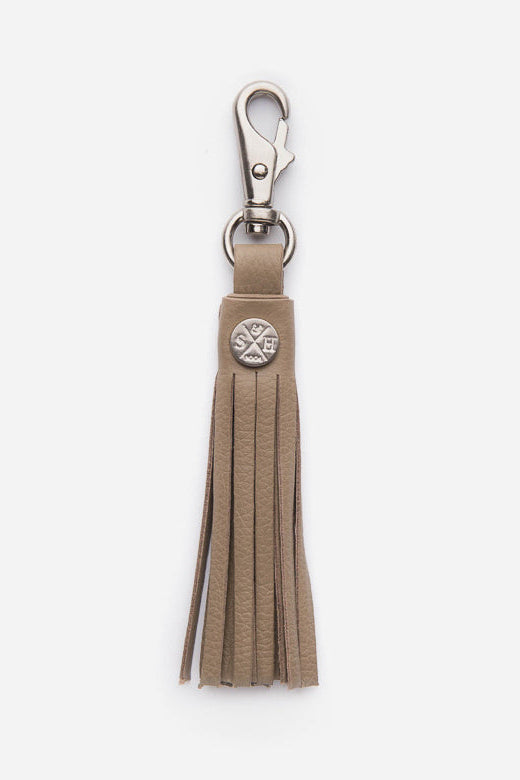 Stitch & Hide Leather Tassel - Dusty Linen