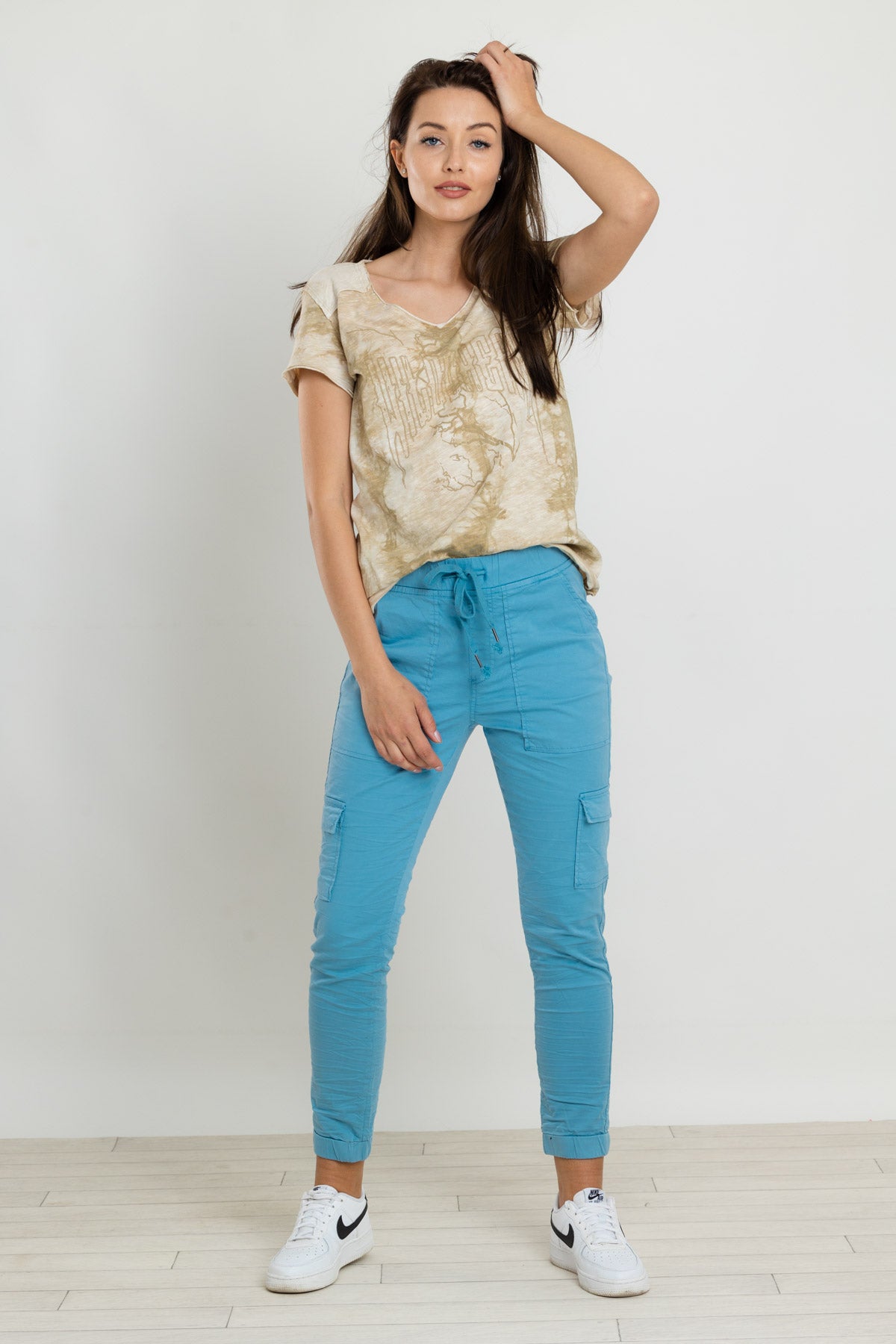 Andi Cargo Pants - Tranquil Blue – Seasons Emporium