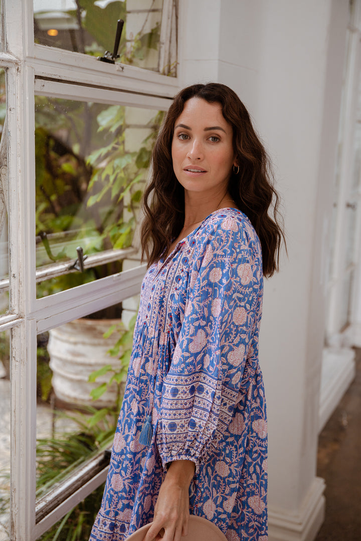 Paisley Milan Shift - Blue