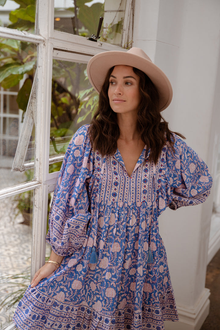 Paisley Milan Shift - Blue