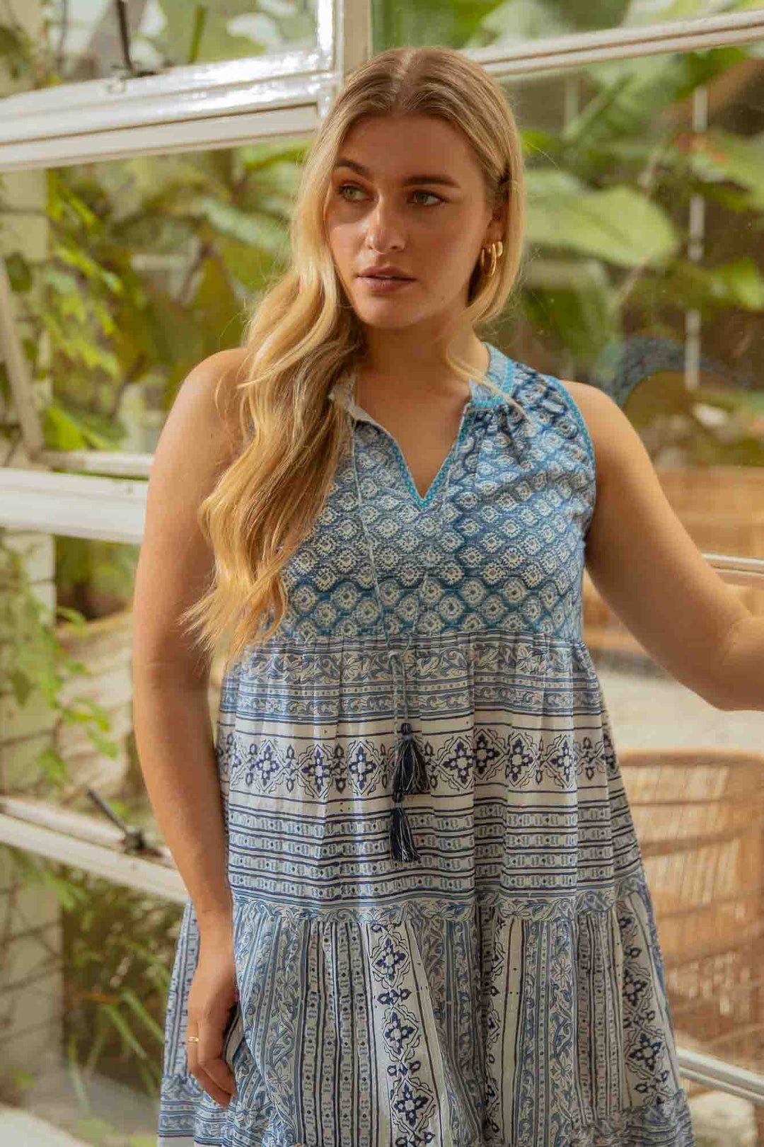 Turkish Delight Bali Sundress - Blue