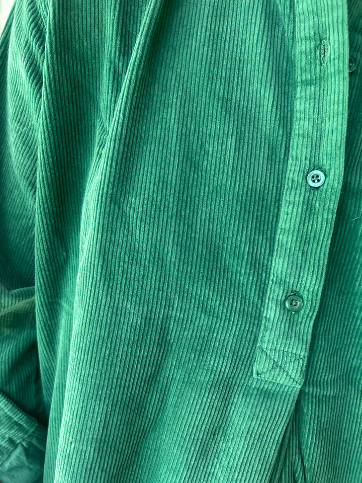 Overshirt Cord Dress - Forrest