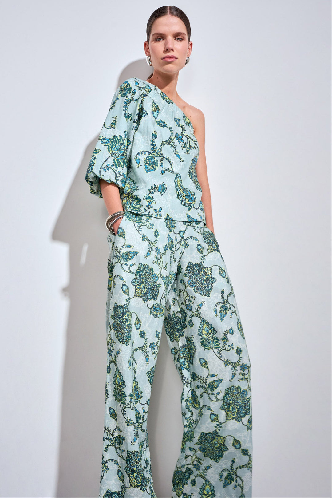 Pearl Top - Fern Paisley