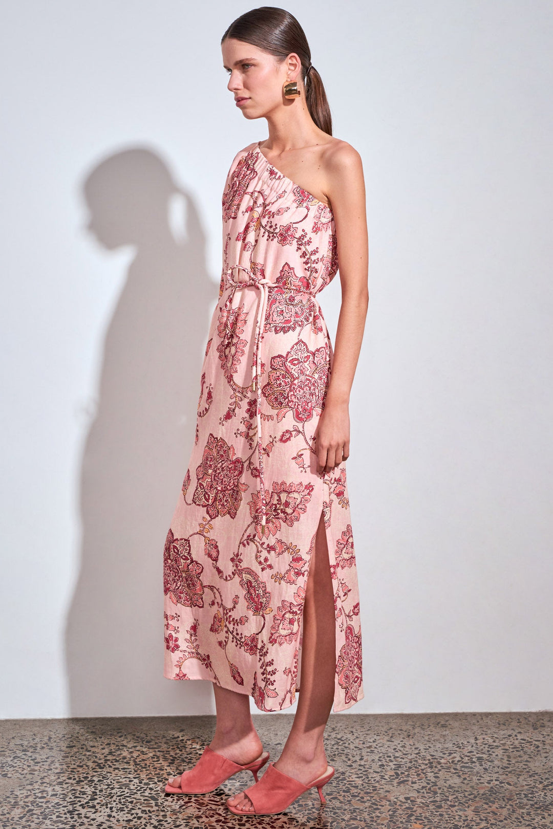 Silhouette Dress - Peony Paisley