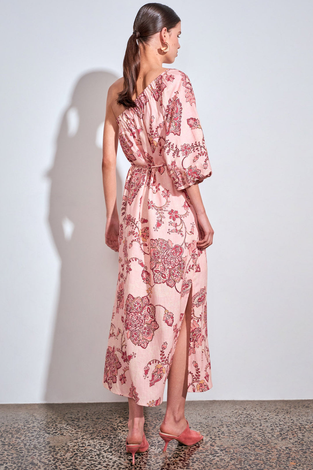 Silhouette Dress - Peony Paisley