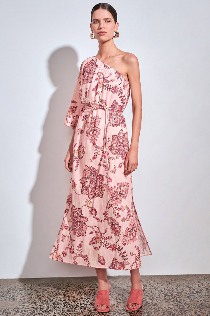 Silhouette Dress - Peony Paisley