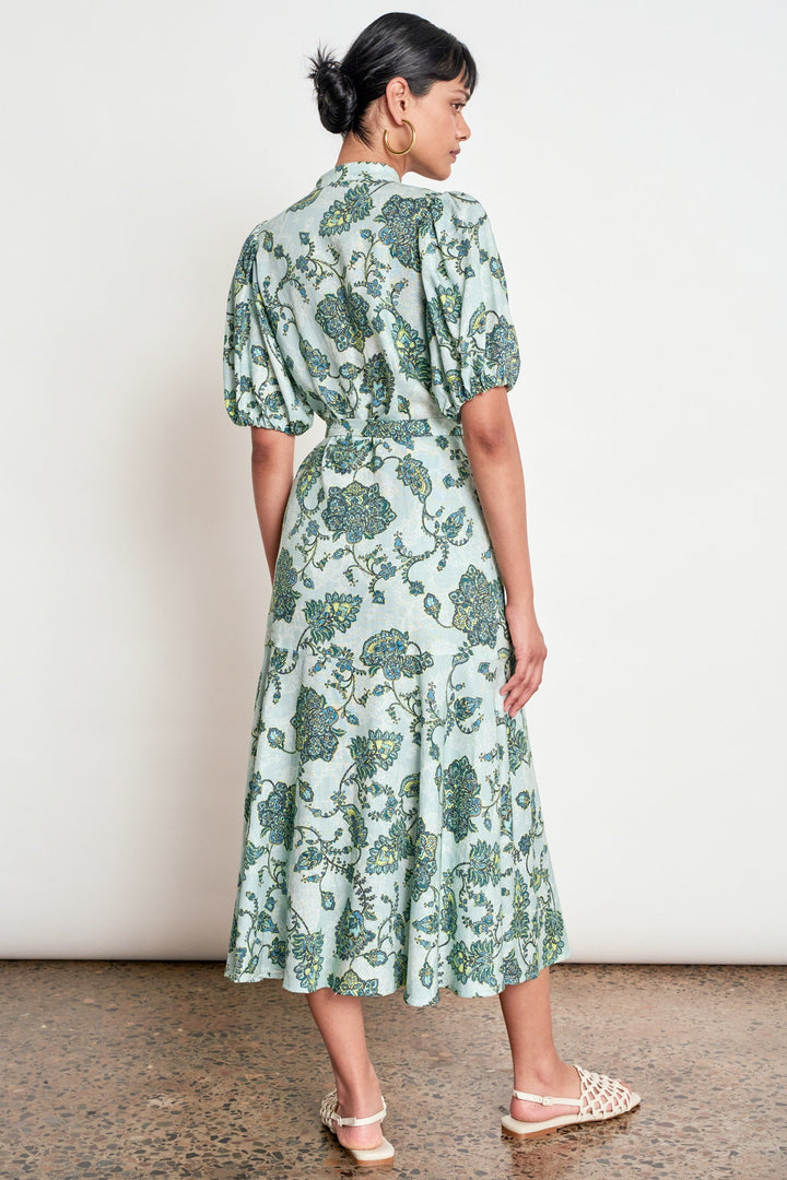 Cascade Dress - Fern Paisley