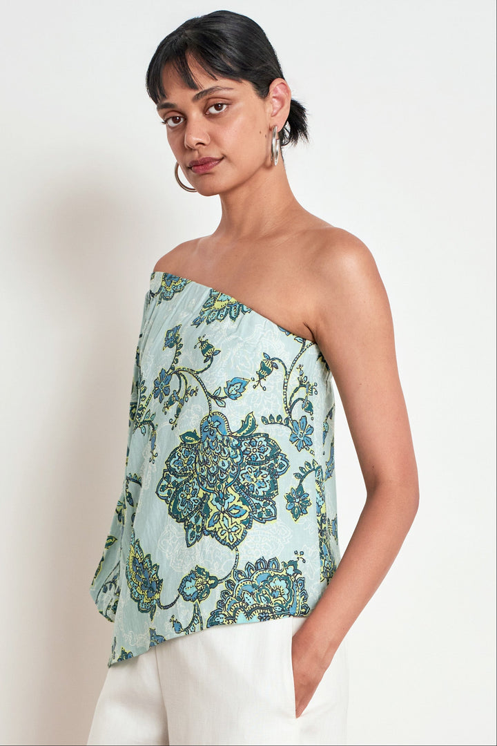 Pearl Top - Fern Paisley