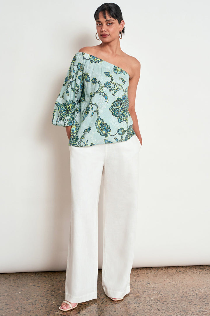 Pearl Top - Fern Paisley