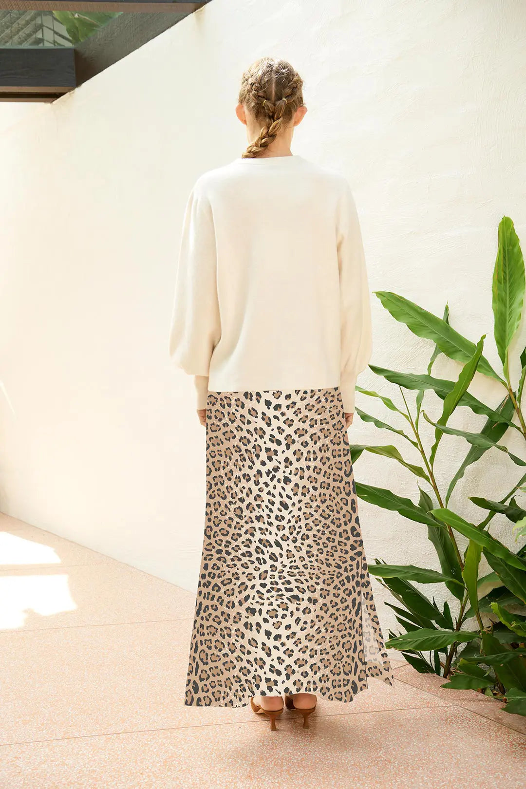 Sylvie Leopard Skirt