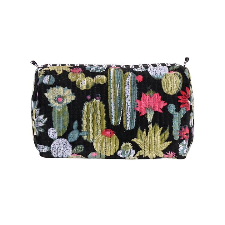 Cactus Velvet 3 Piece Travel Set - Black