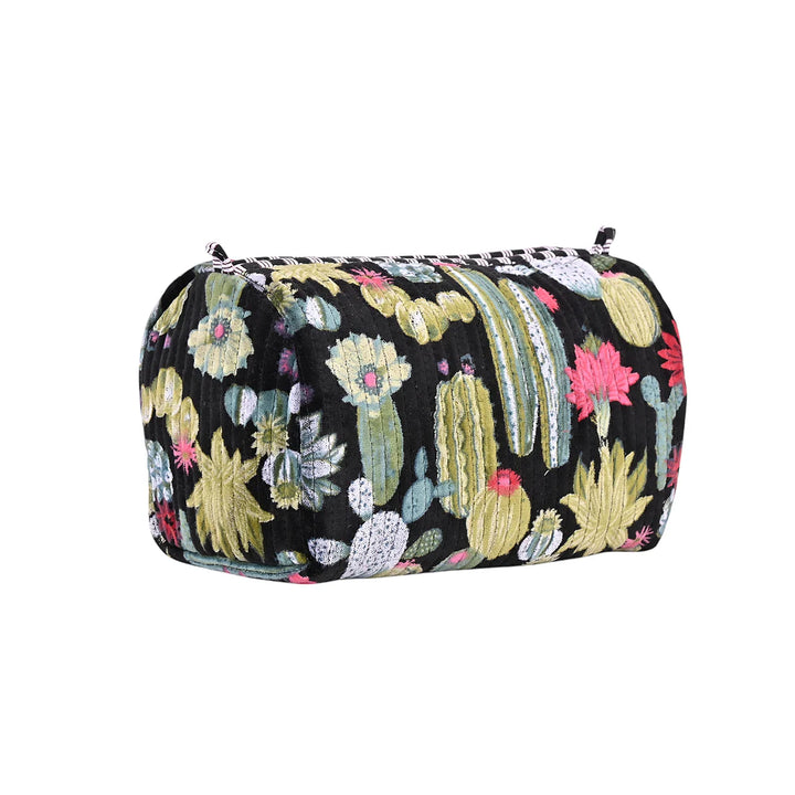 Cactus Velvet 3 Piece Travel Set - Black