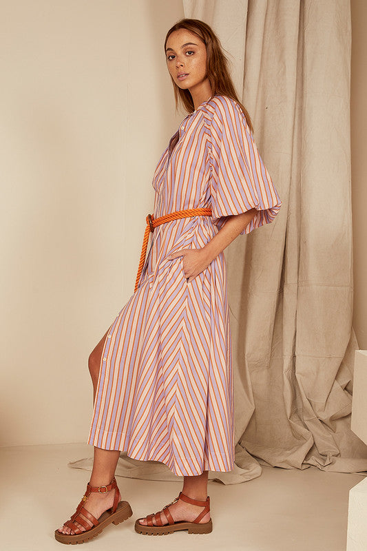 warehouse candy stripe midi dress Candy Stripe Midi Dress