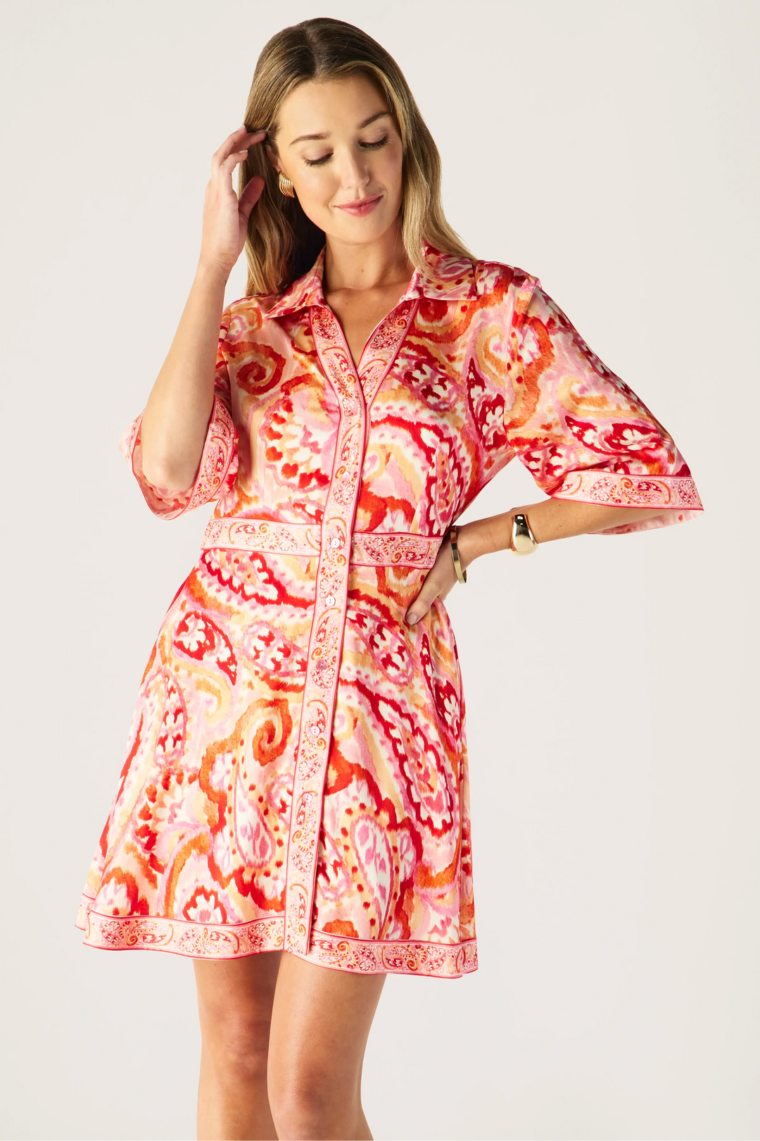 Mos The Label Serena Print Dress Mini Dress