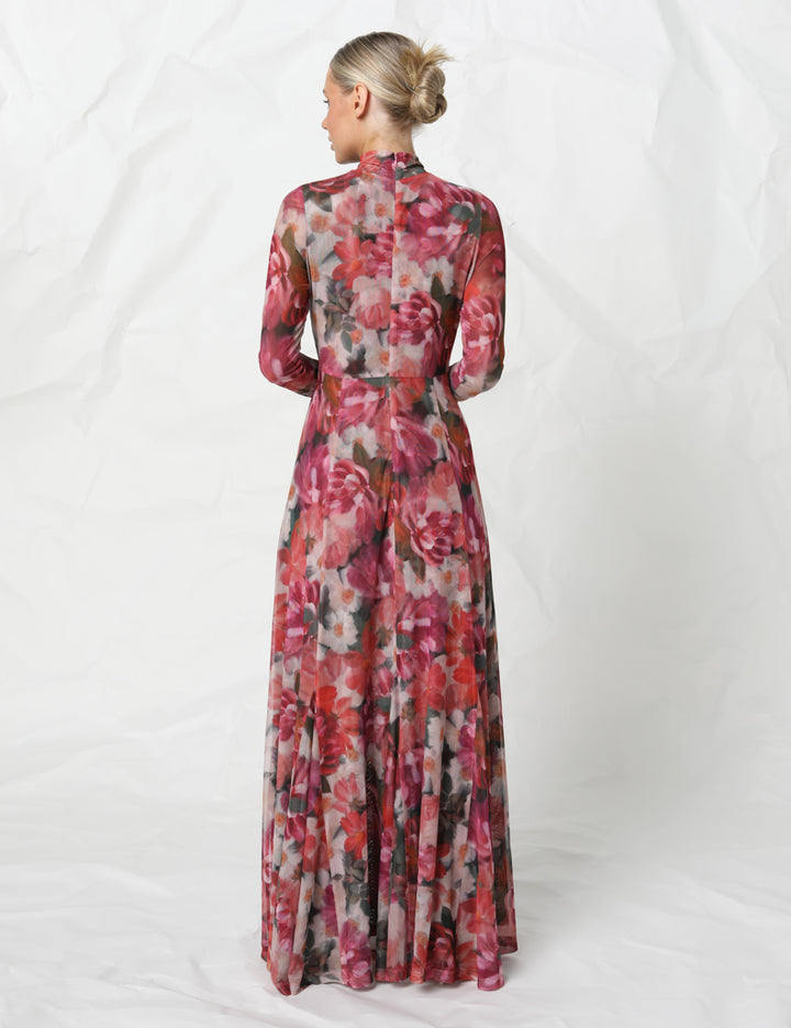 Savannah Mesh Dress - Floral Jewel