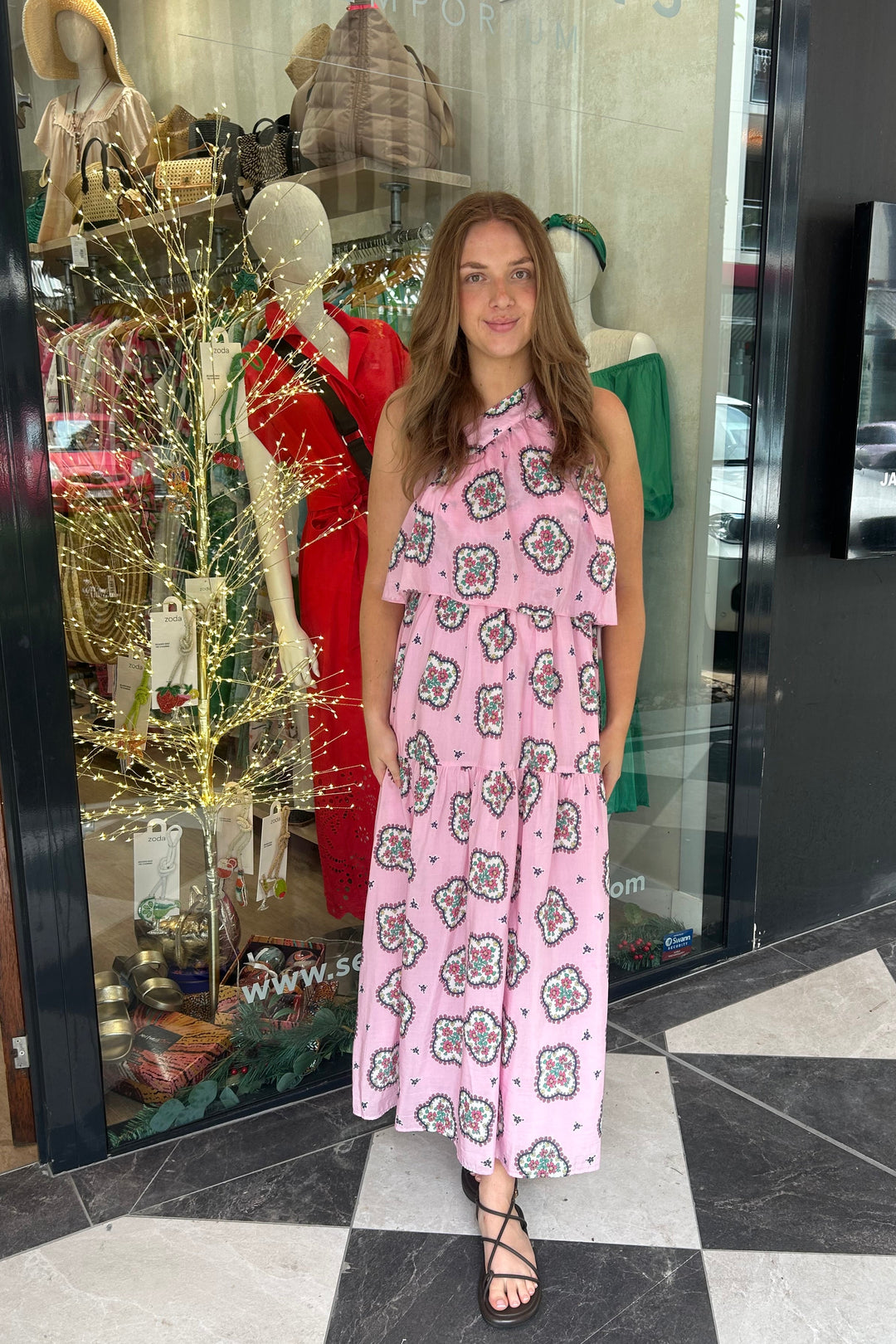 Olympia Dress - Pale Pink or Blue