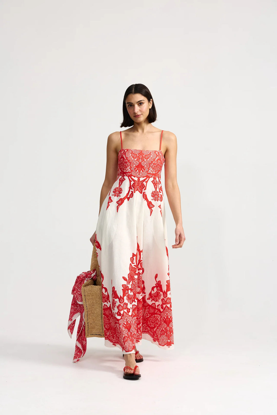 Rue Dress - Ruby Antique