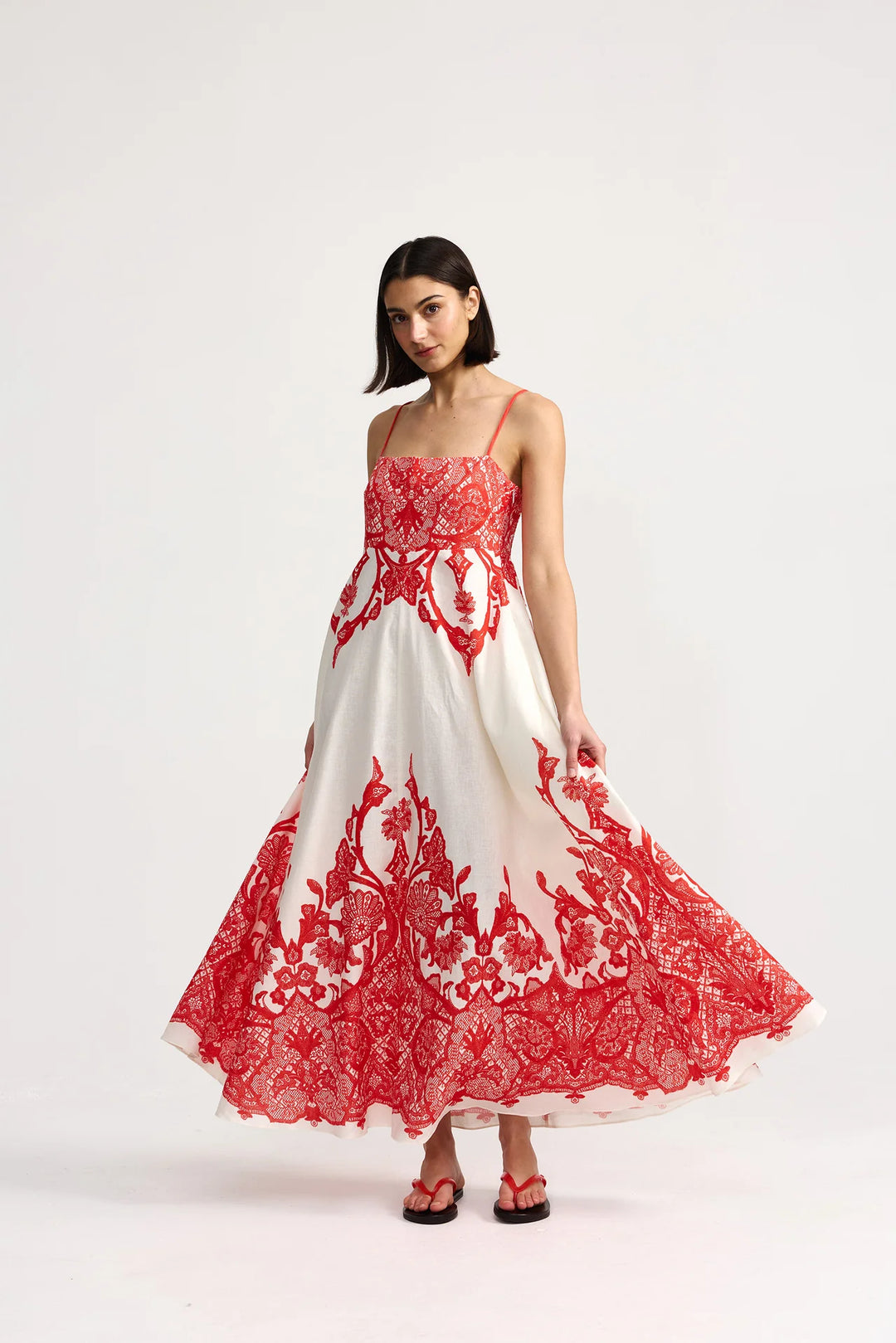 Rue Dress - Ruby Antique