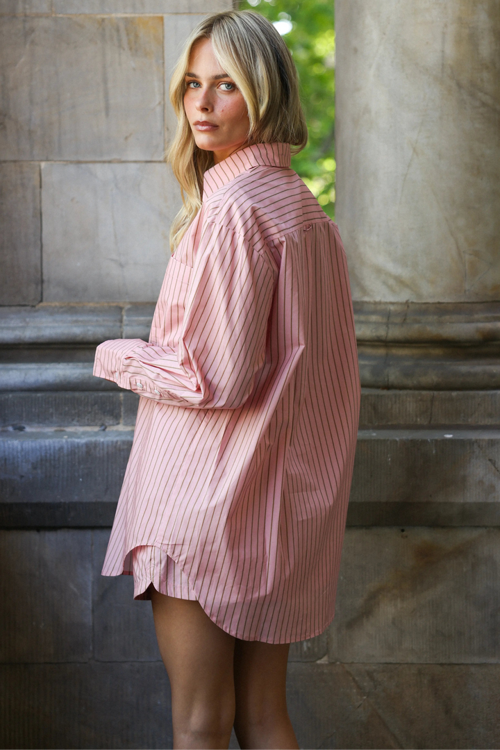Buddy Shirt - Tea Rose Stripe