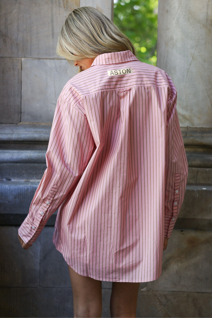 Buddy Shirt - Tea Rose Stripe