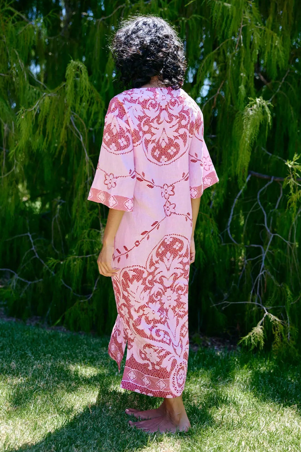 Aston Studio Bridget Dress Magenta
