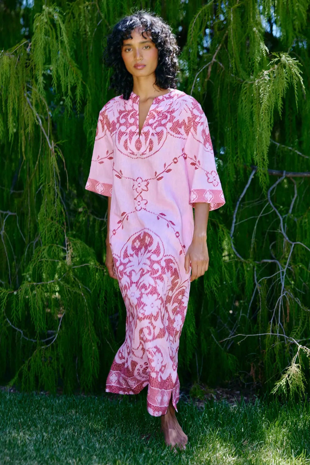 Aston Studio Bridget Dress Magenta