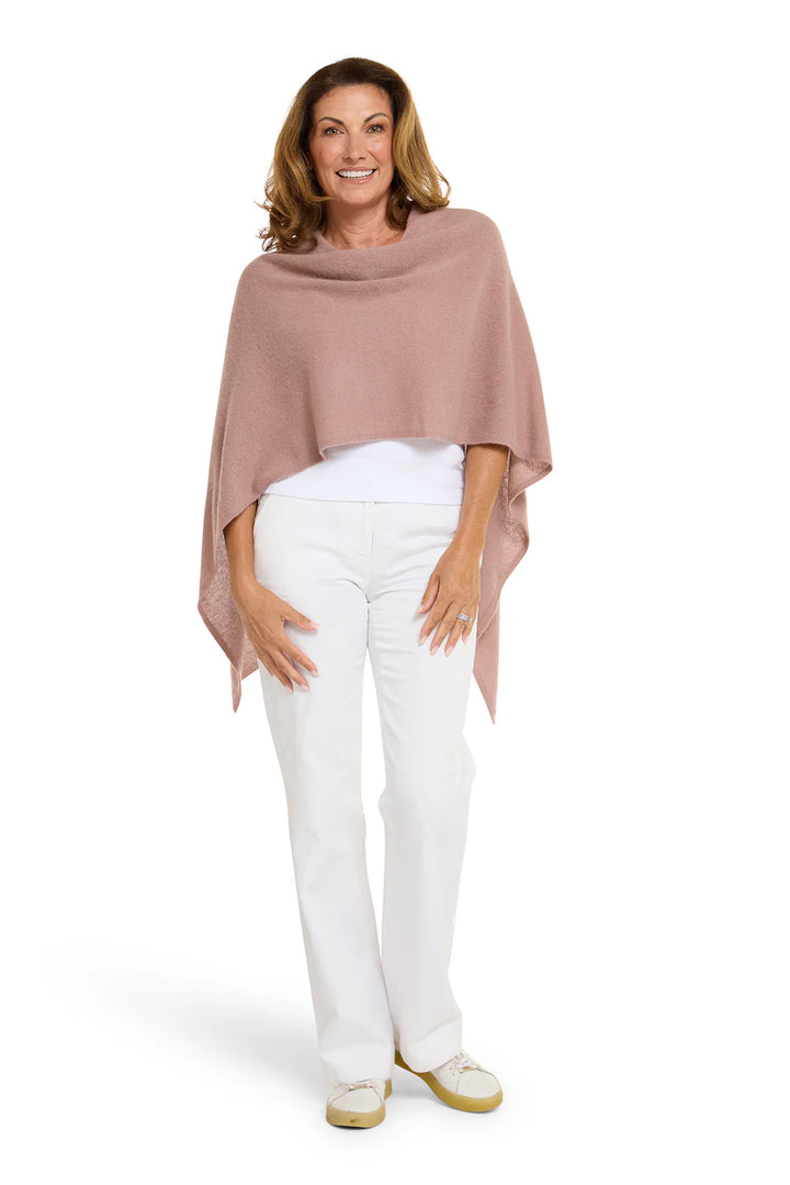 Cashmere Topper - Adobe