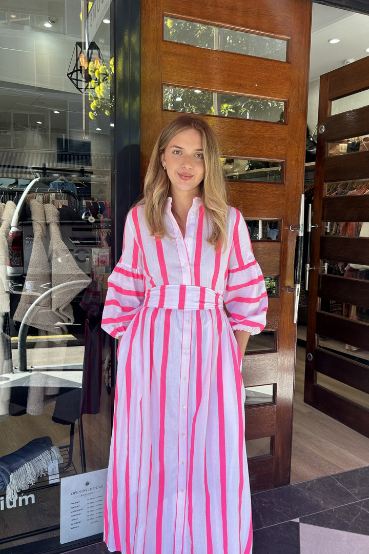 Alejandra Pink Neon Dress