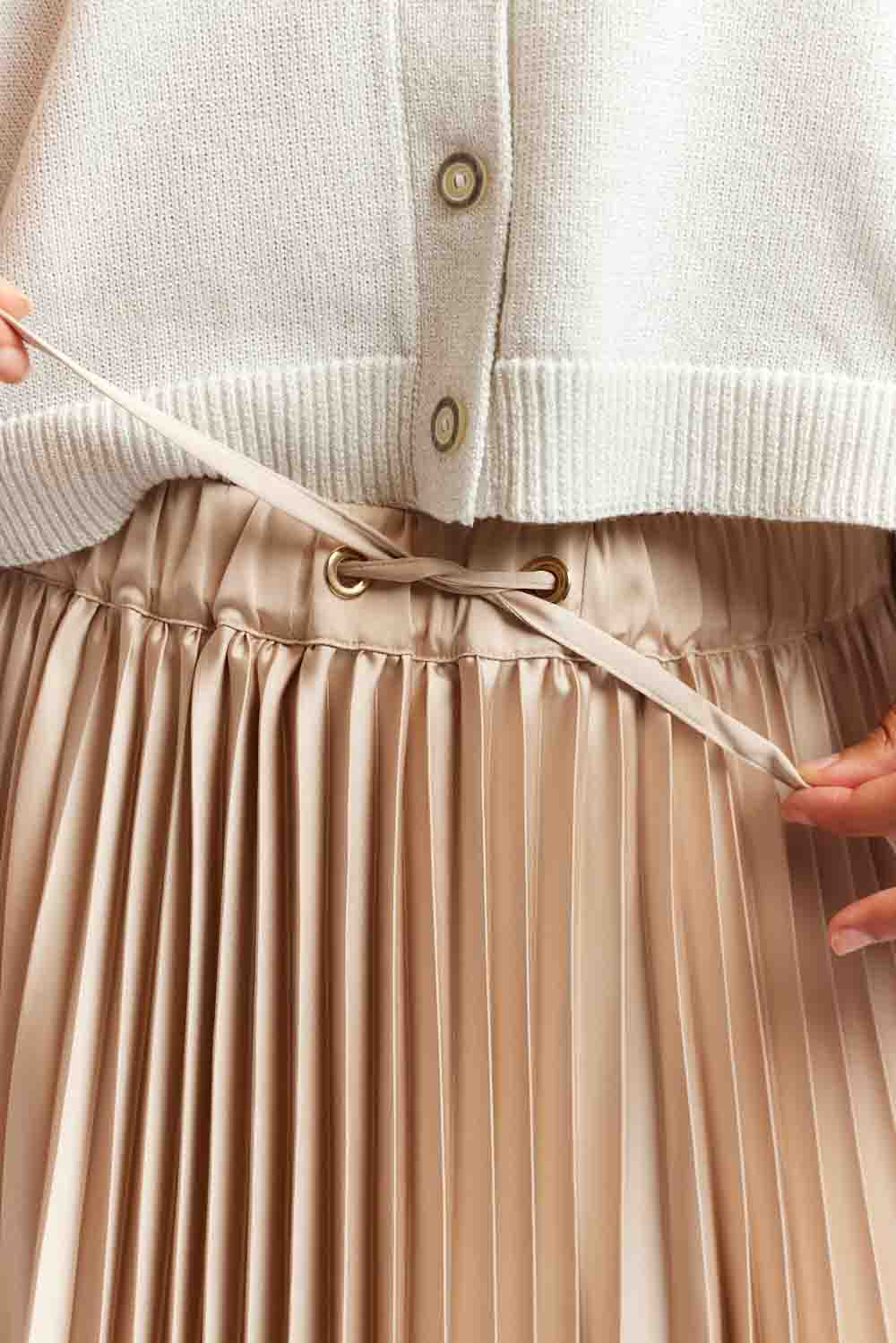 Cosmos Skirt - Latte