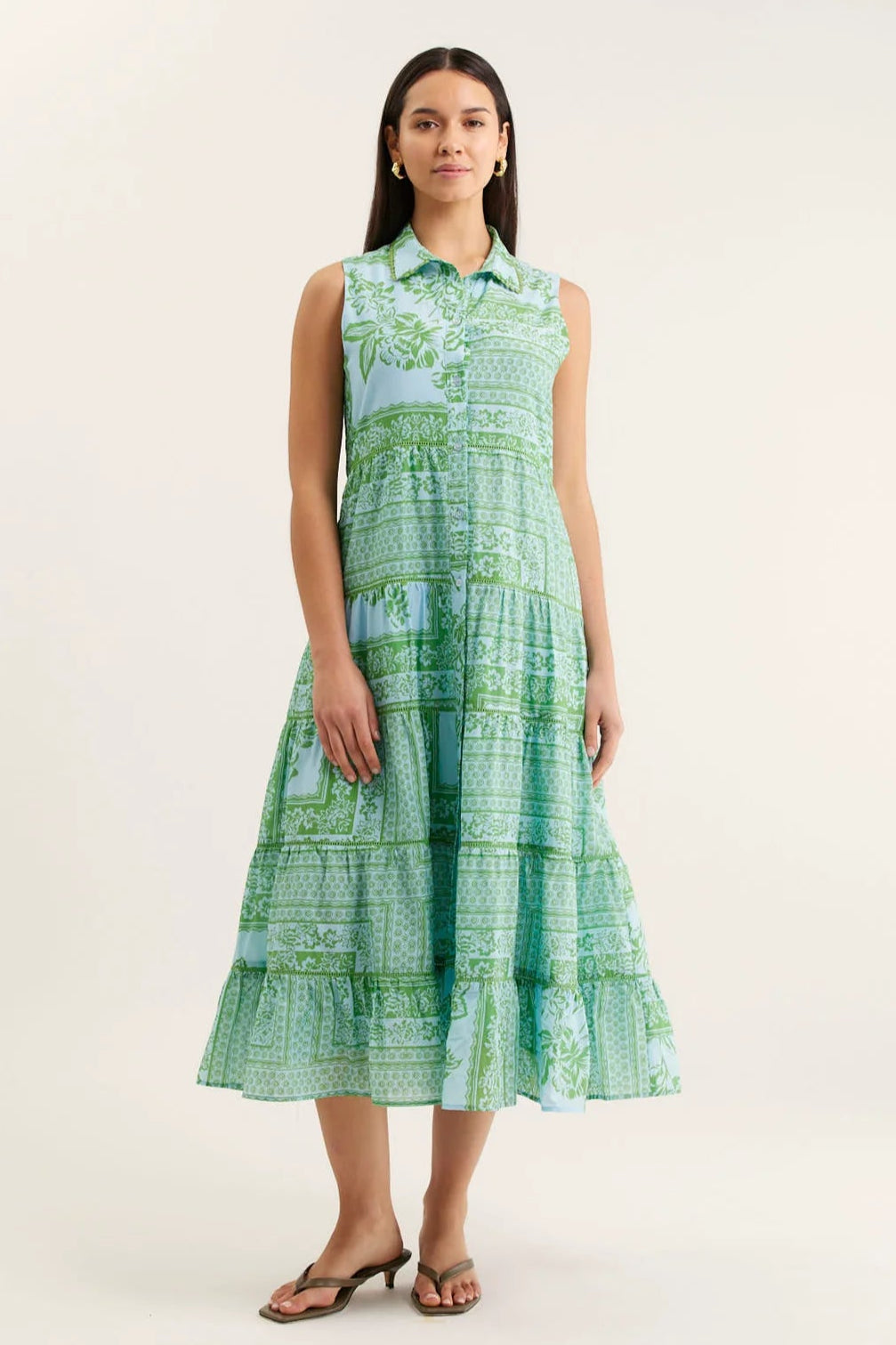 Alessandra Marlow Sleeveless Dress Florentine